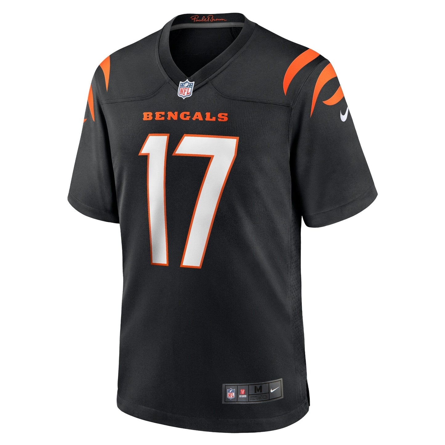 Stanley Morgan Cincinnati Bengals Nike Game Jersey - Black football jersey product view 2