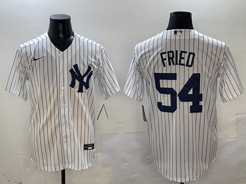 Men's New York Yankees Max Fried #54 White Home Limited Player Jersey baseball jersey product view 1