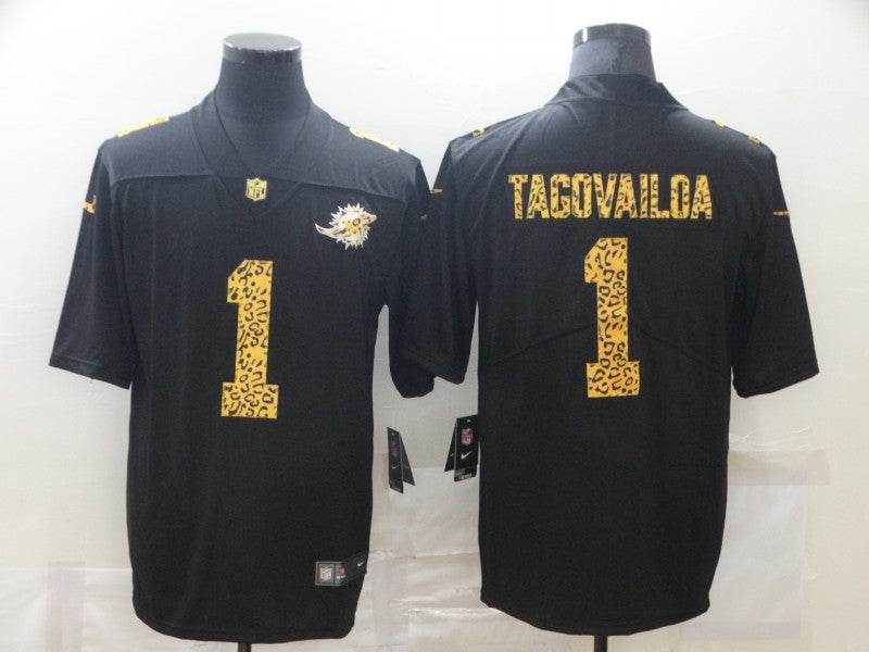 Men's Miami Dolphins Tua Tagovailoa #1 Black Game Player Jersey1 football jersey product view 1