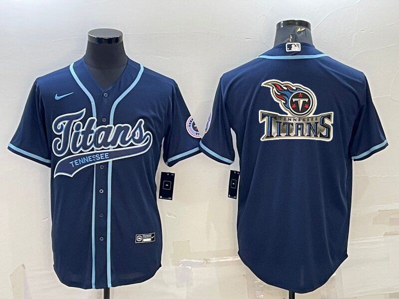 Men's Tennessee Titans Navy Fashion Jersey1 football jersey product view 1