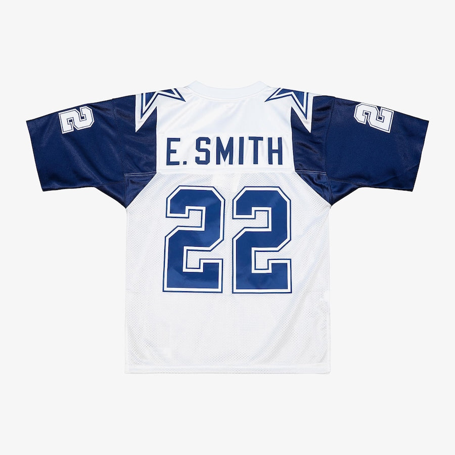 Men's Emmitt Smith White Dallas Cowboys 1994 Jersey football jersey product view 2