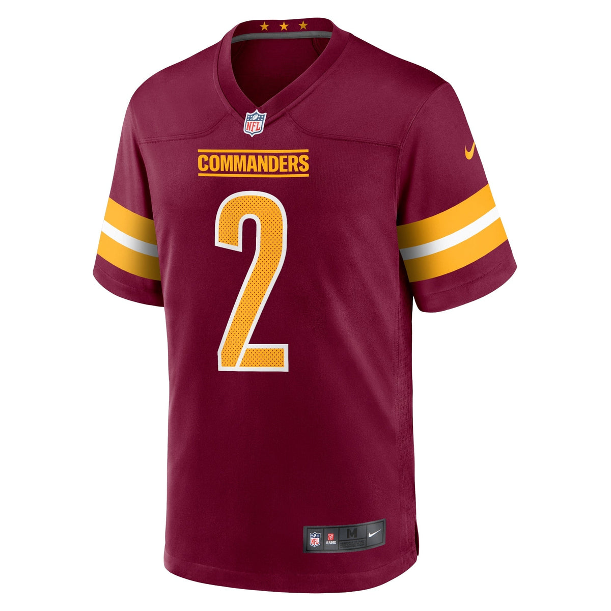 Dyami Brown Washington Commanders Nike Game Jersey - Burgundy football jersey product view 2