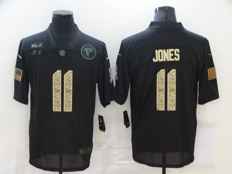 Men's Atlanta Falcons #11 Julio Jones Black Game Player Jersey1 football jersey product view 1