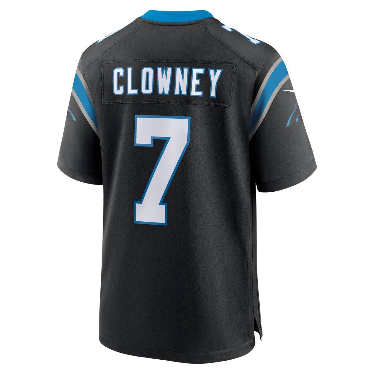 Jadeveon Clowney Carolina Panthers Nike Game Jersey - Black football jersey product view 3