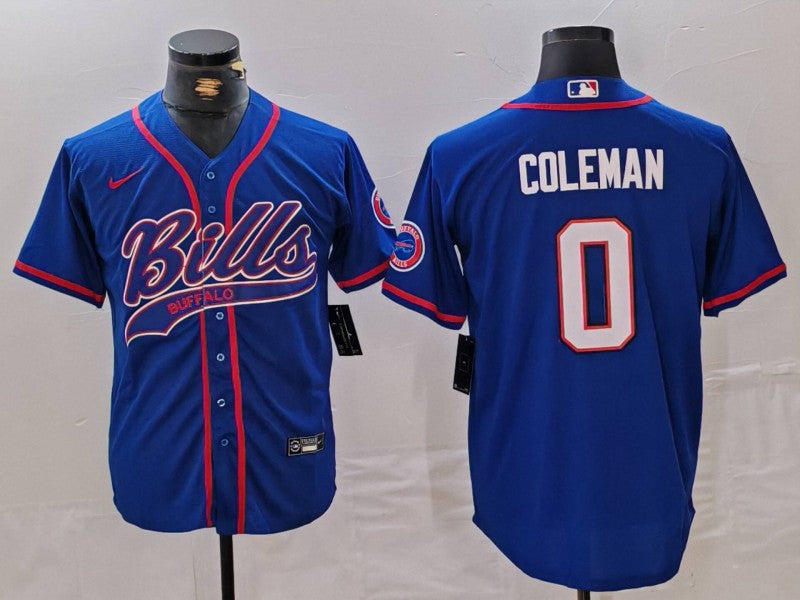 Men's Buffalo Bills Keon Coleman #0 Royal Game Jersey1 football jersey product view 1