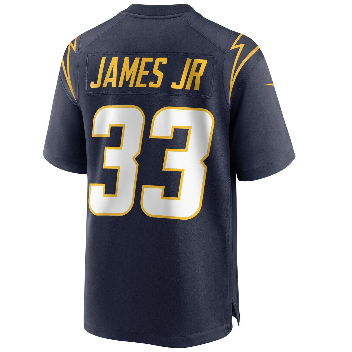 Derwin James Los Angeles Chargers Nike Alternate Game Jersey - Navy football jersey product view 3