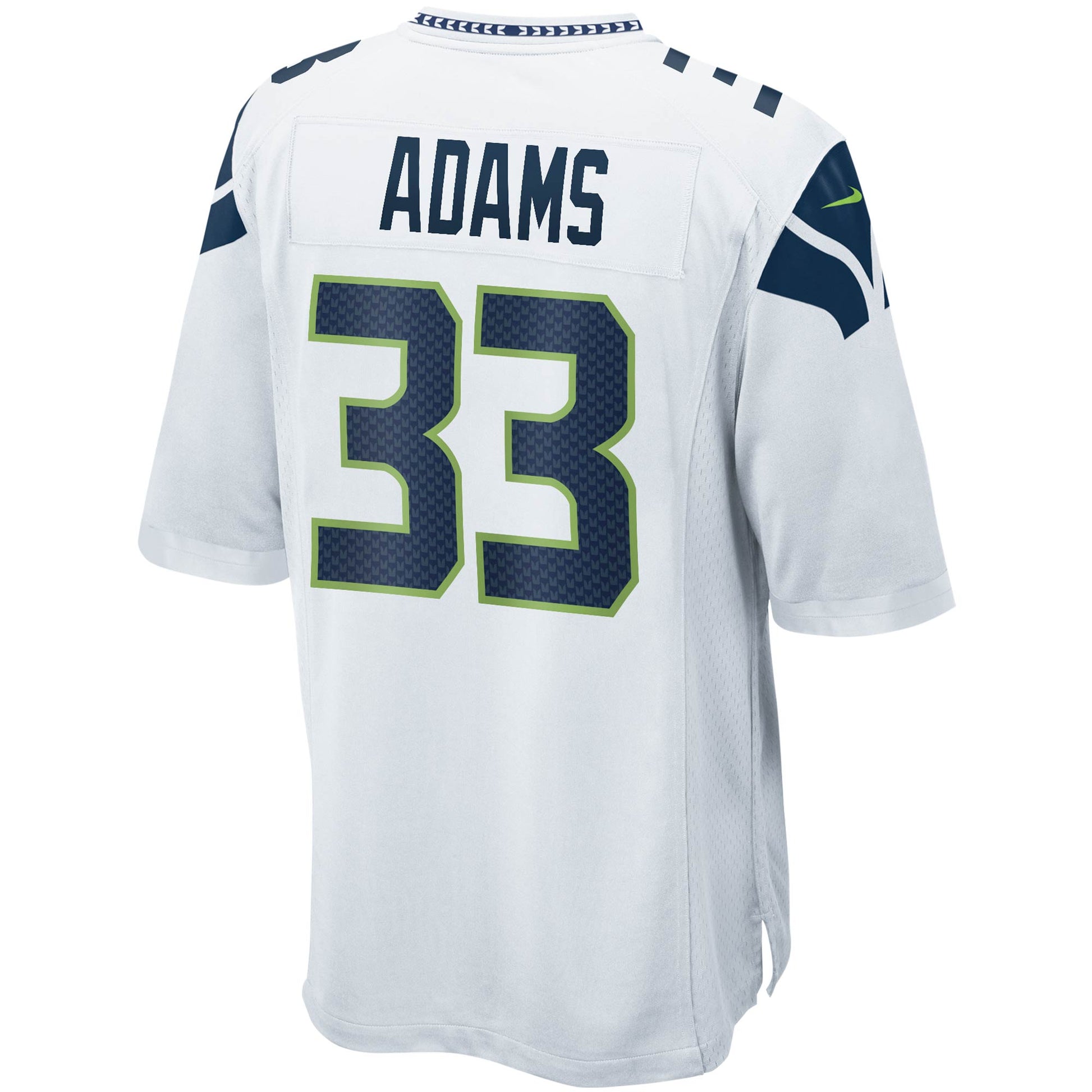 Jamal Adams Seattle Seahawks Nike Game Jersey - White football jersey product view 3
