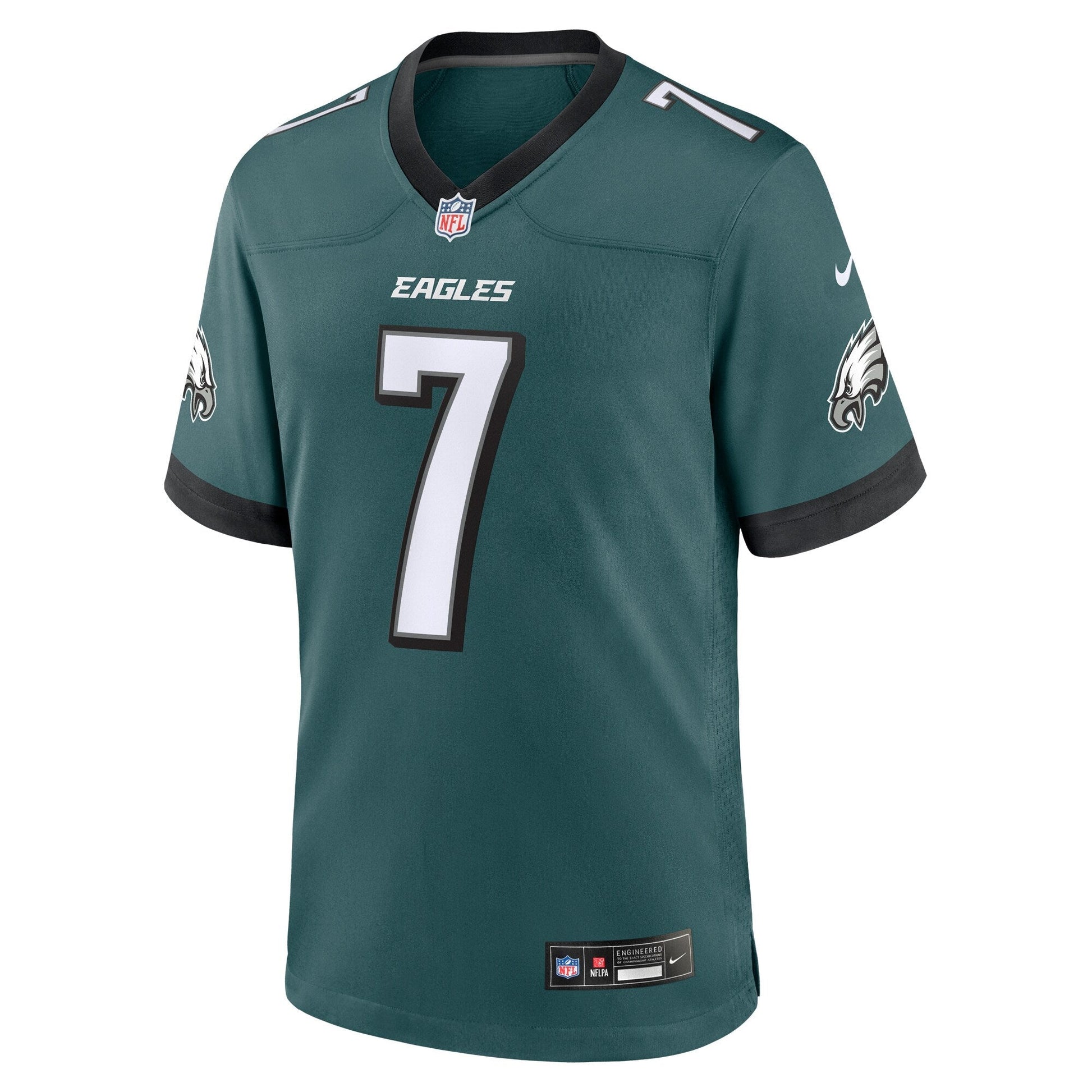 Kenny Pickett Philadelphia Eagles Nike Game Jersey - Midnight Green football jersey product view 2