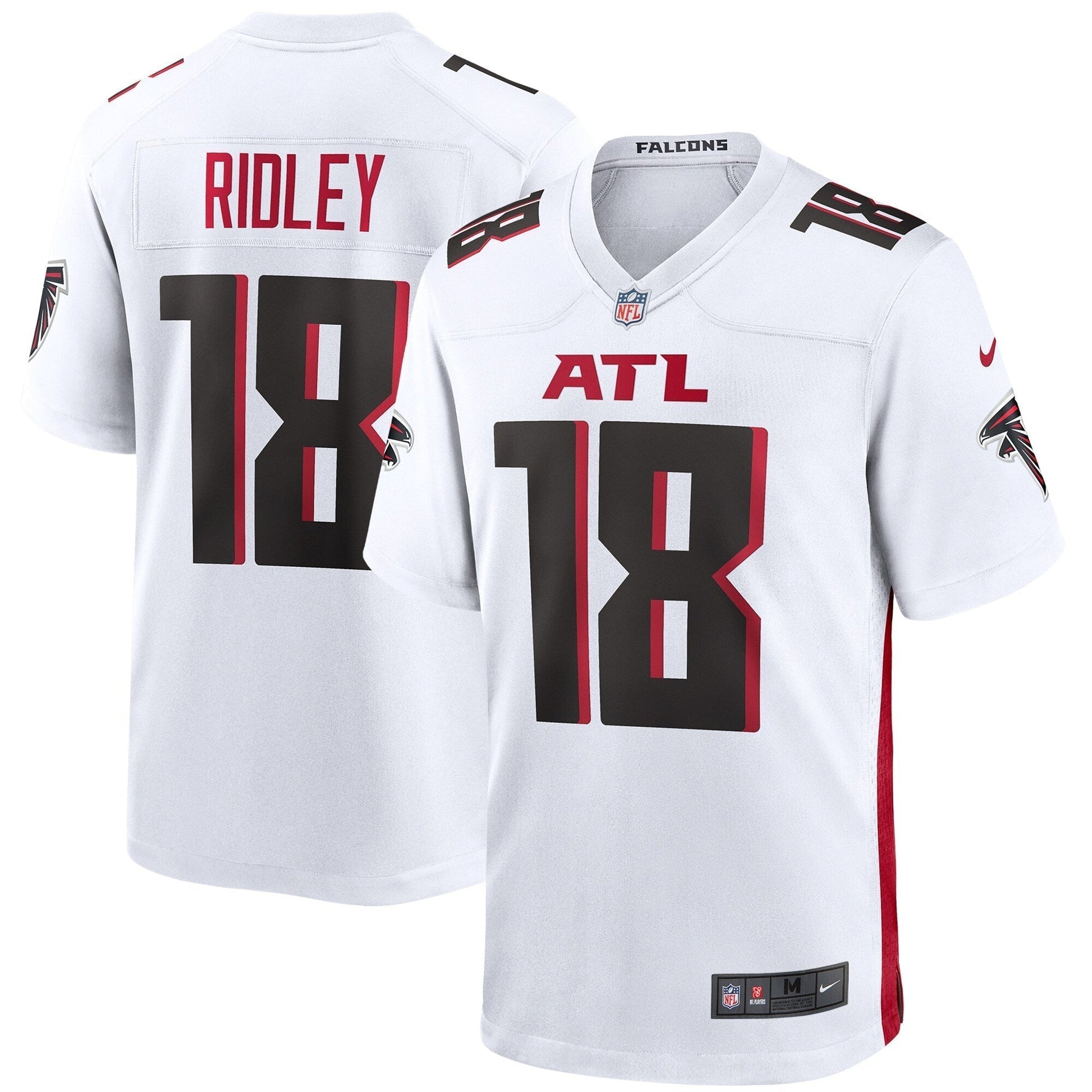 Calvin Ridley Atlanta Falcons Nike Game Jersey - White football jersey product view 1