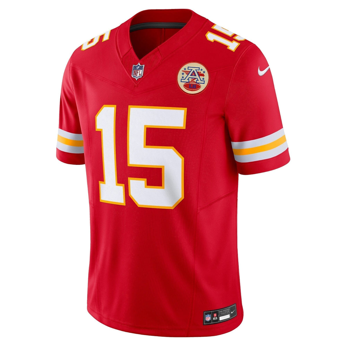Patrick Mahomes Kansas City Chiefs Nike Vapor F.U.S.E. Limited Jersey - Red football jersey product view 2