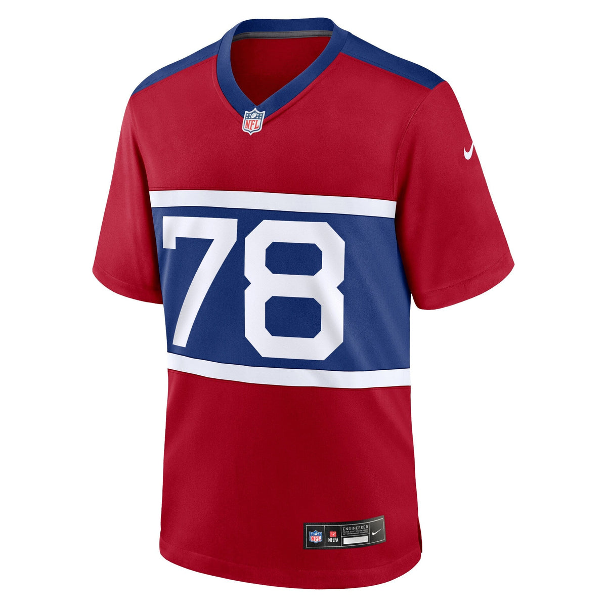 Andrew Thomas New York Giants Nike Alternate Game Jersey - Century Red football jersey product view 2