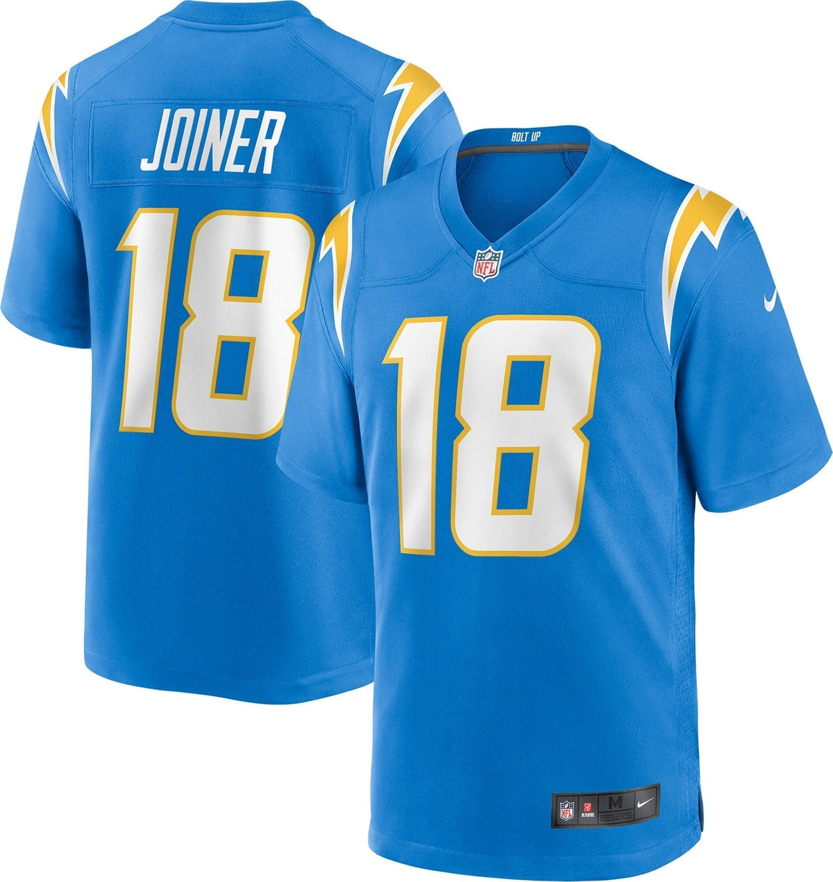 Charlie Joiner Los Angeles Chargers Nike Game Retired Jersey - Powder Blue football jersey product view 1