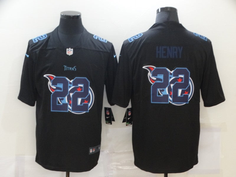 Men's Tennessee Titans Derrick Henry #22 Black Alternate Game Jersey1 football jersey product view 1