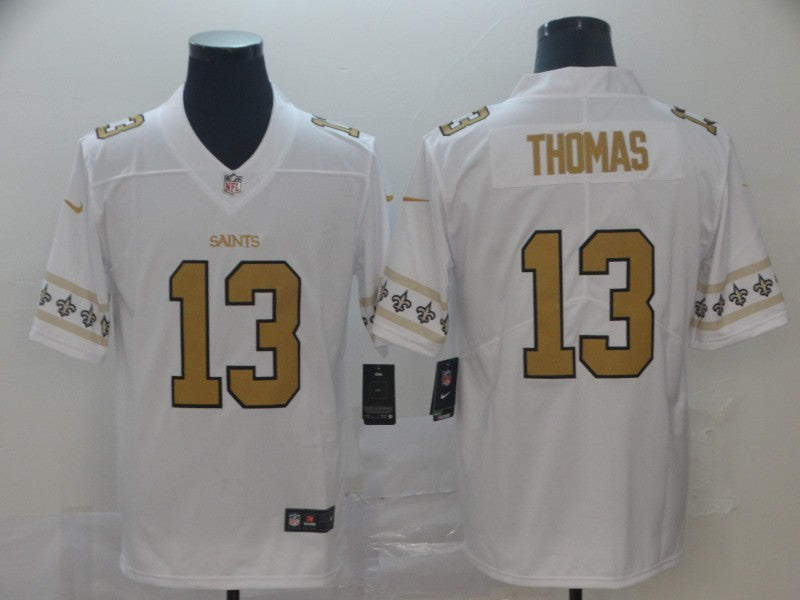 Men's New Orleans Saints Michael Thomas #13 White Player Game Jersey1 football jersey product view 1
