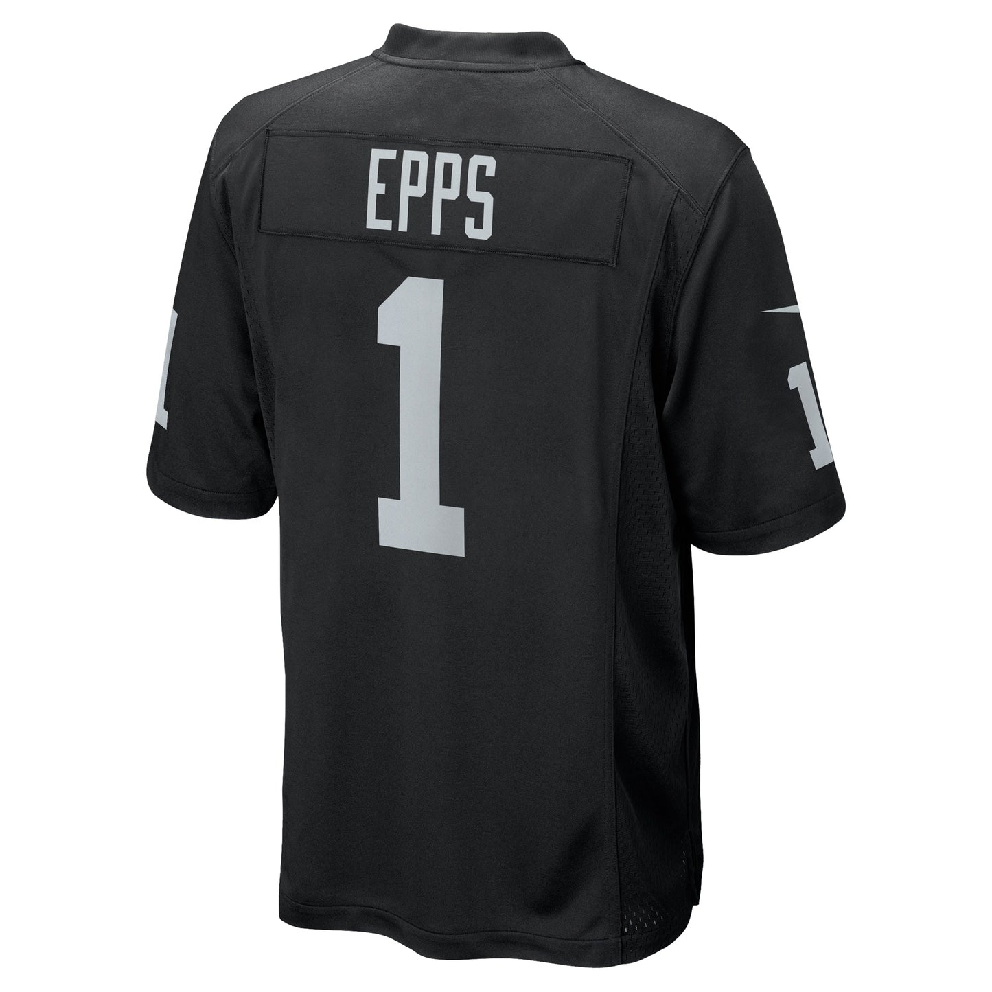 Marcus Epps Las Vegas Raiders Nike Game Jersey - Black football jersey product view 3