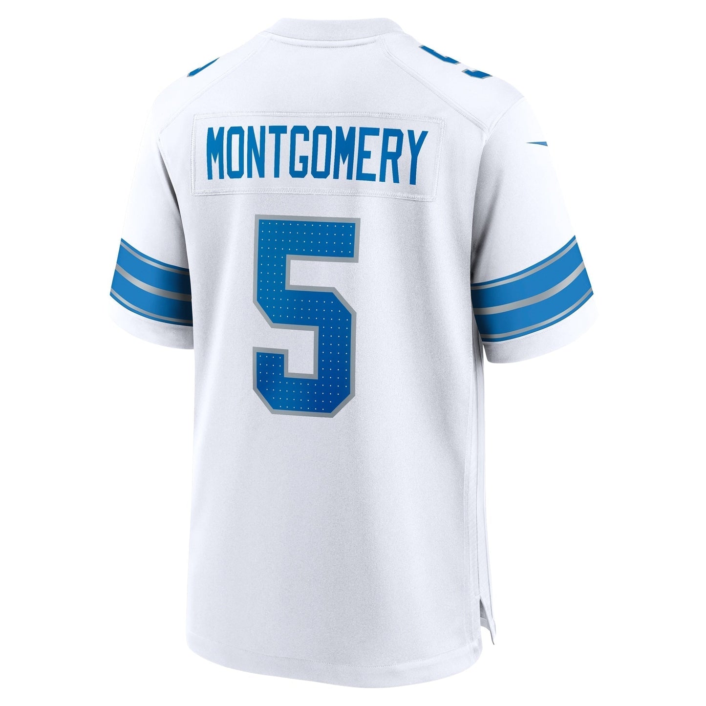 David Montgomery Detroit Lions Nike Game Jersey - White football jersey product view 3
