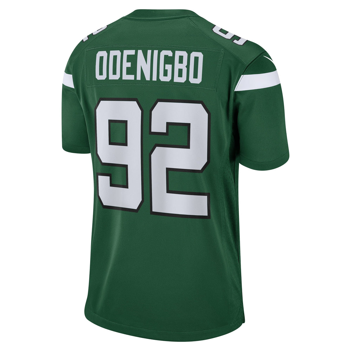 Ifeadi Odenigbo New York Jets Nike Game Jersey - Gotham Green football jersey product view 3