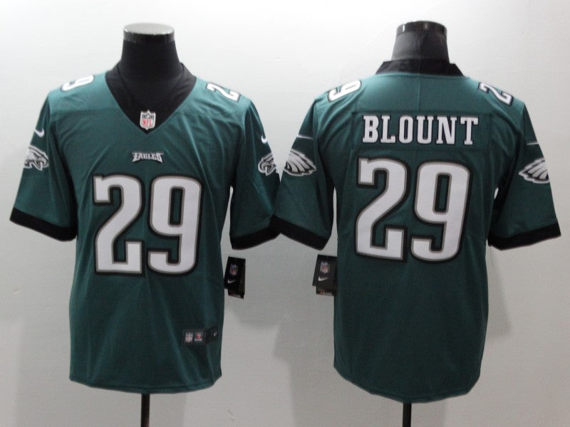 Men's Philadelphia Eagles LeGarrette Blount #29 Midnight Green Game Jersey1 football jersey product view 1