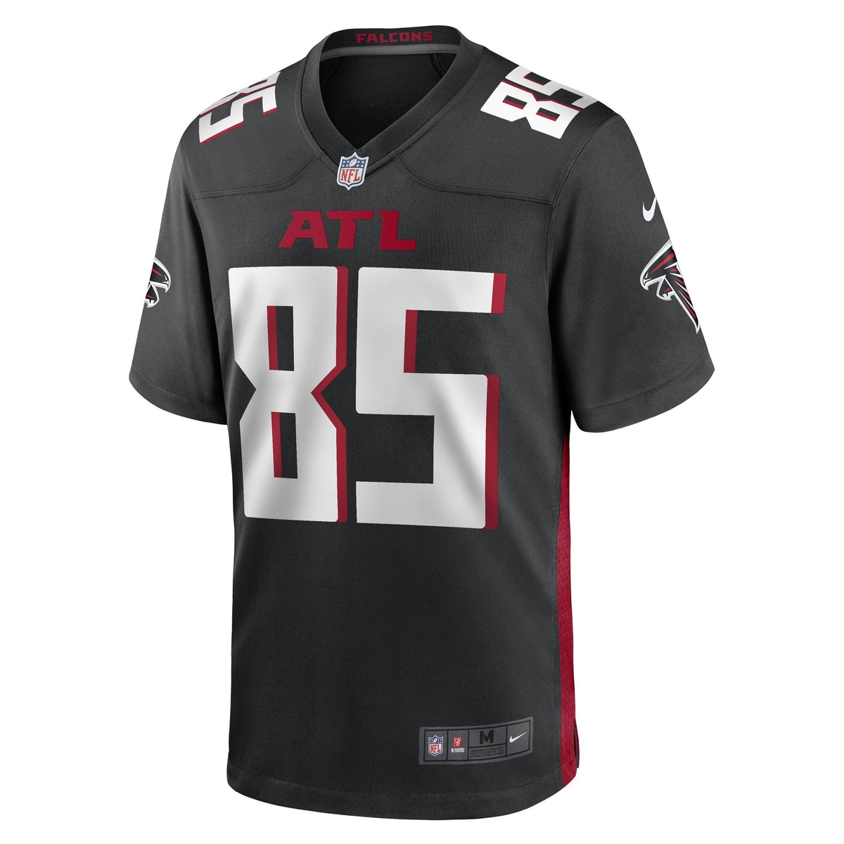 MyCole Pruitt Atlanta Falcons Nike Game Jersey - Black football jersey product view 2