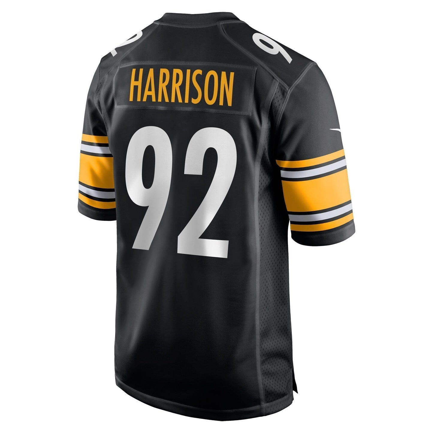 James Harrison Pittsburgh Steelers Nike Retired Game Jersey - Black football jersey product view 3