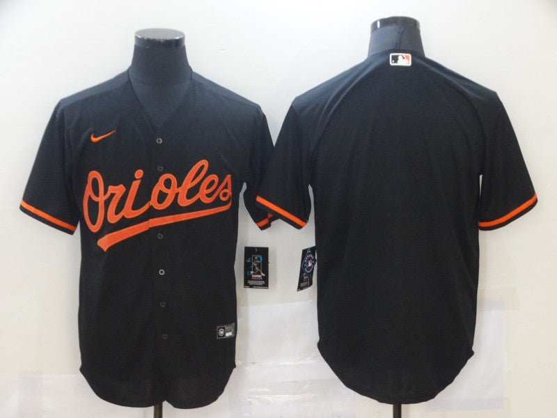 Men's Baltimore Orioles Black Alternate Replica Blank Jersey1 baseball jersey product view 1