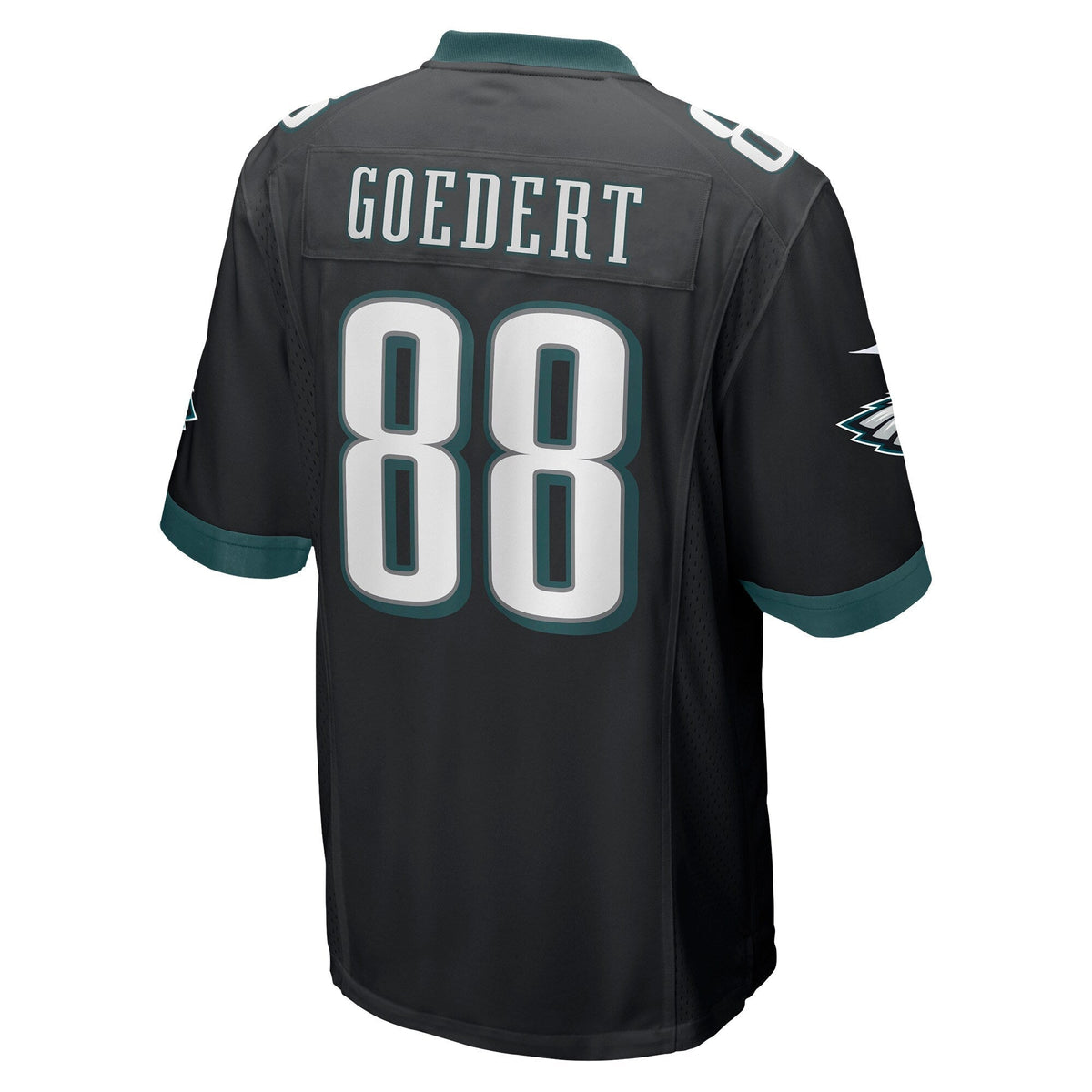 Dallas Goedert Philadelphia Eagles Nike Game Jersey - Black football jersey product view 3