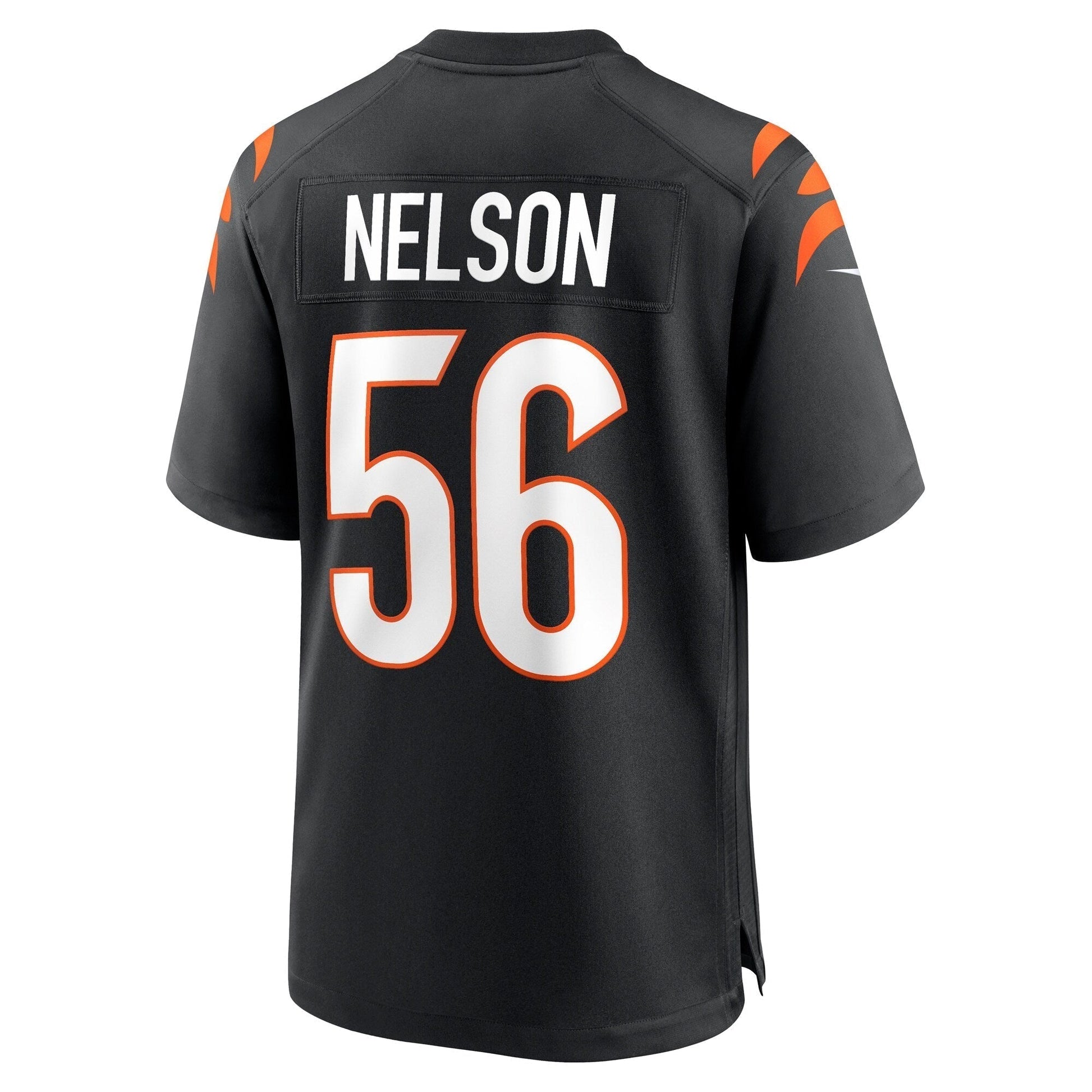 Garrett Nelson Cincinnati Bengals Nike Game Jersey - Black football jersey product view 3