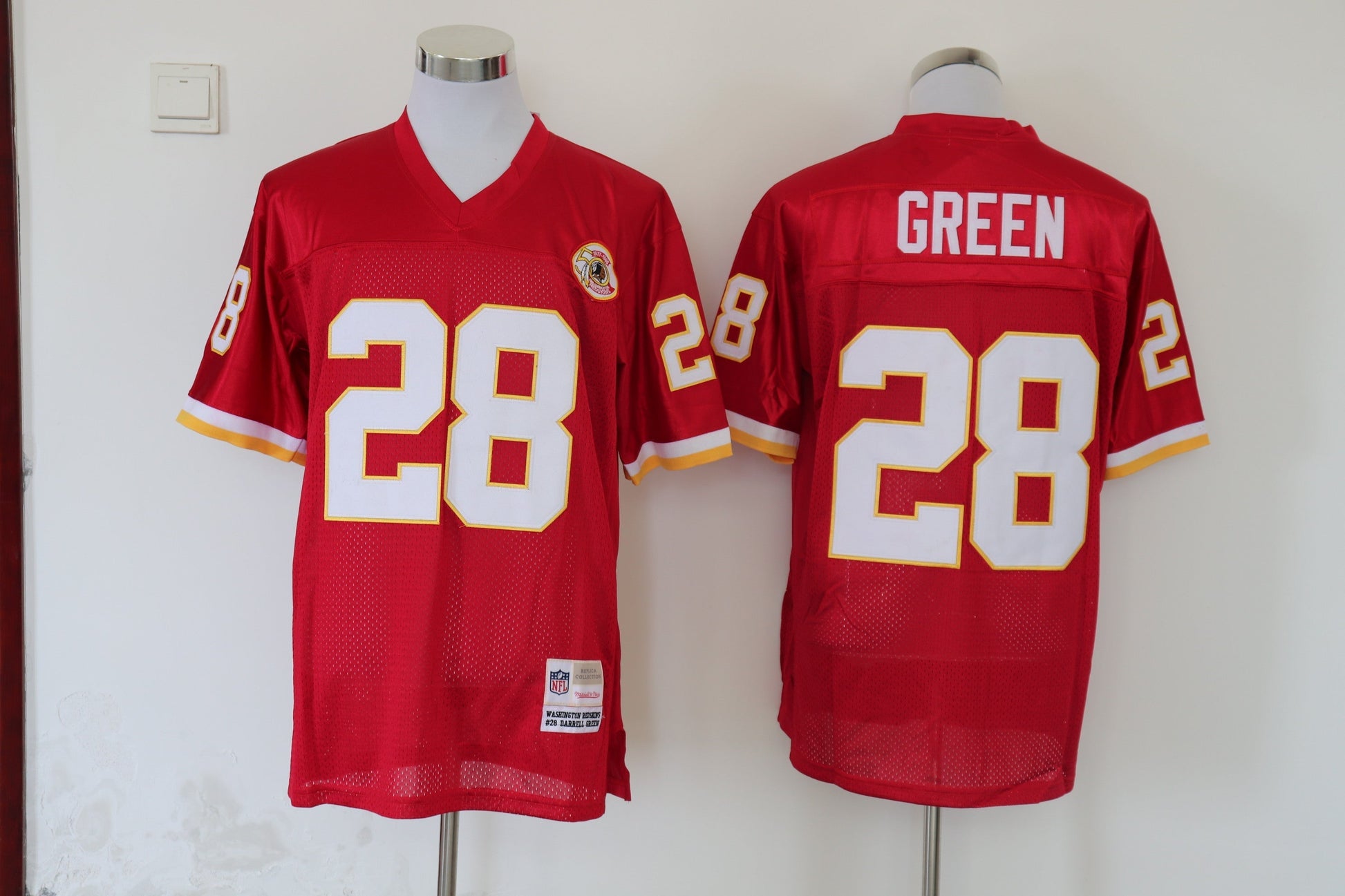 Men's Washington Redskins Darrell Green Burgundy Legacy Replica Jersey1 football jersey product view 1