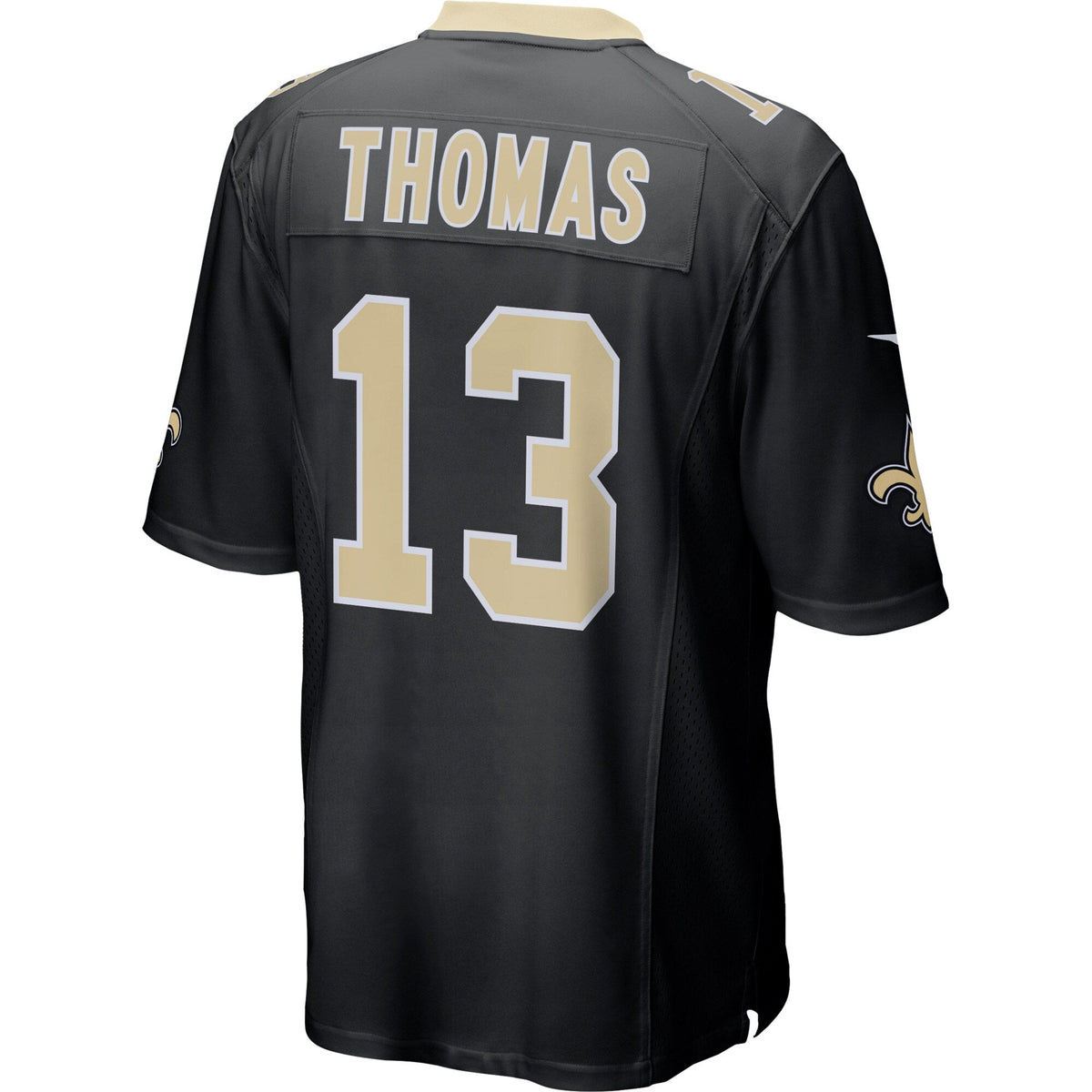 Michael Thomas New Orleans Saints Nike Team Color Game Jersey - Black football jersey product view 3