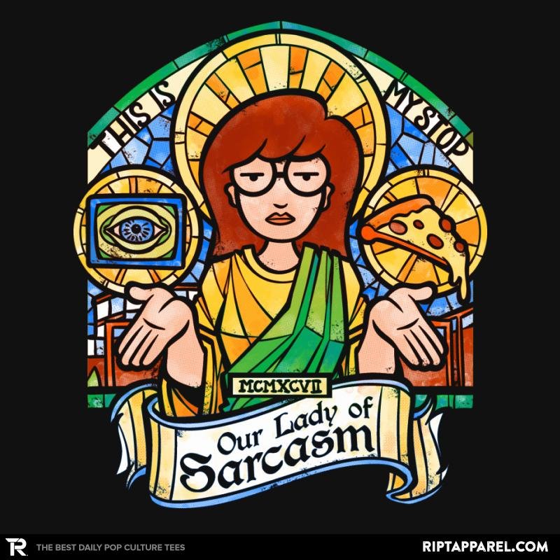 Our Lady of Sarcasm Exclusive - Adult & Kids T-Shirts, Sweatshirts & Hoodies apparel design preview 1