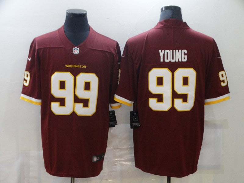 Men's Washington Commanders Chase Young #99 Red Game Jersey1 football jersey product view 1