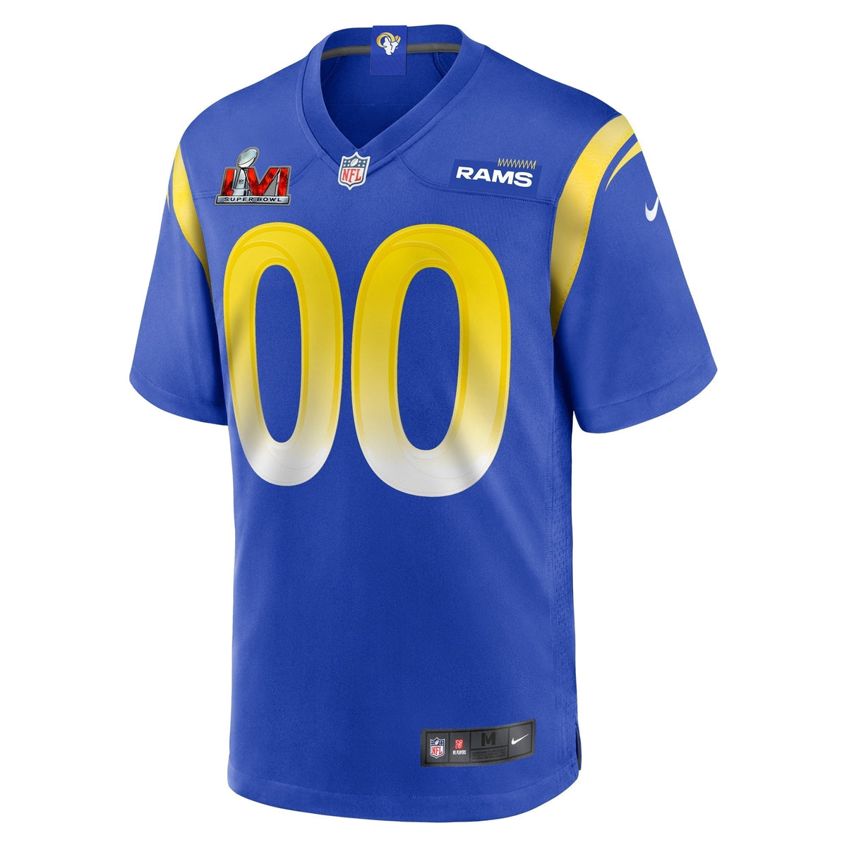 Los Angeles Rams Nike Super Bowl LVI Game Custom Jersey - Royal football jersey product view 2