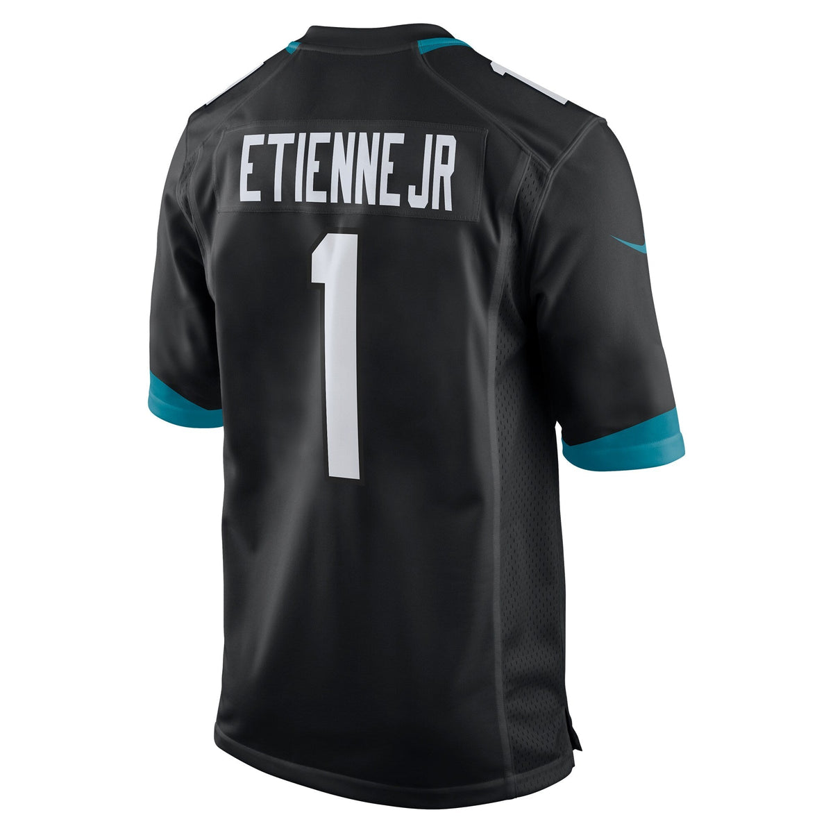 Travis Etienne Jacksonville Jaguars Nike Game Jersey - Black football jersey product view 3