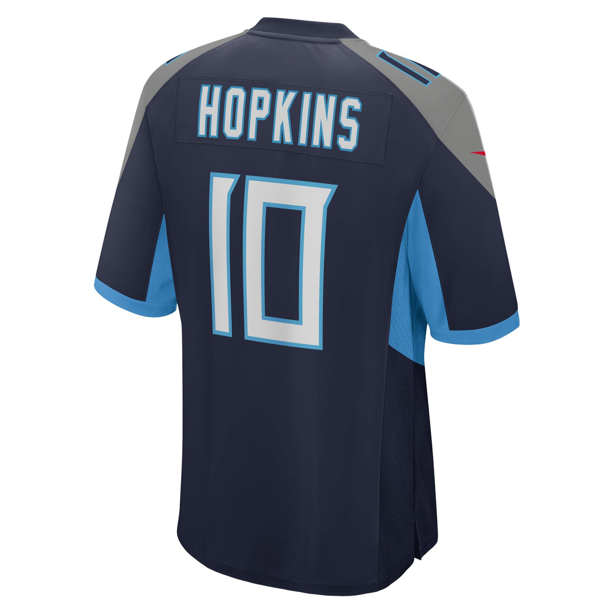 DeAndre Hopkins Tennessee Titans Nike Game Jersey - Navy football jersey product view 3