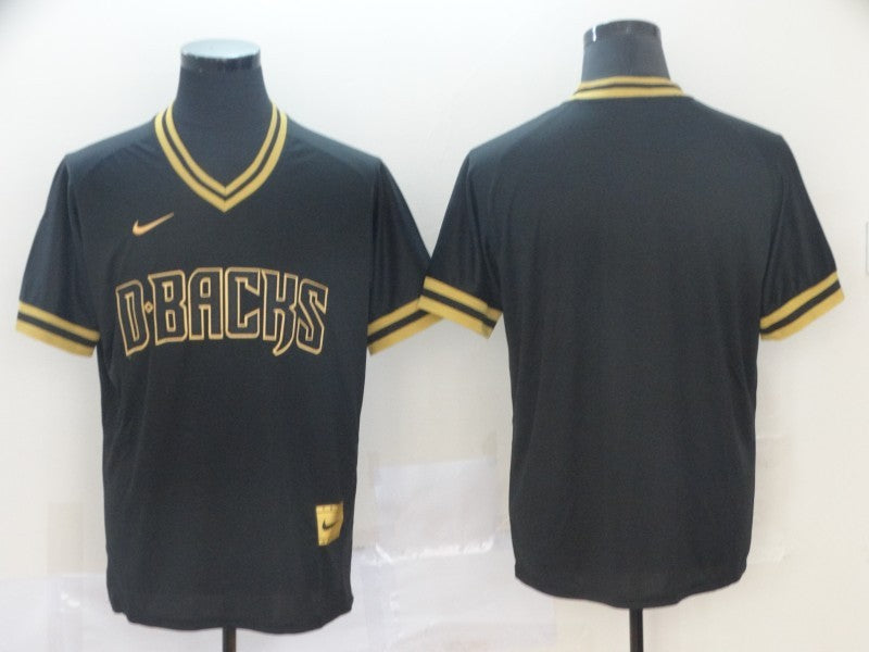 Men's Arizona Diamondbacks Black Alternate Replica Blank Jersey1 baseball jersey product view 1