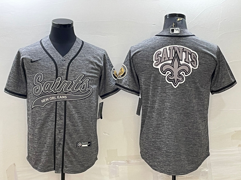Men's New Orleans Saints Gray Game Jersey1 football jersey product view 1