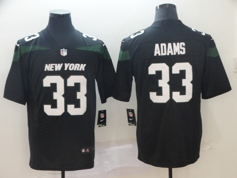 Men's New York Jets Jamal Adams #33 Black Game Jersey1 football jersey product view 1