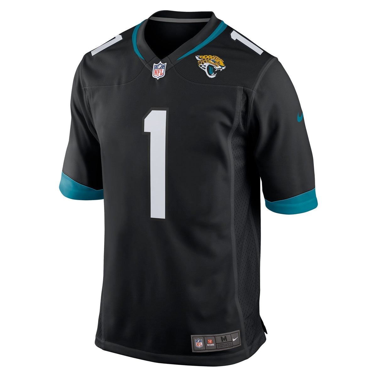 Travis Etienne Jacksonville Jaguars Nike Game Jersey - Black football jersey product view 2