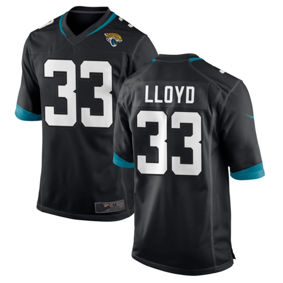 #33 Devin Lloyd Player J.Jaguars Black Game Football Jerseys football jersey product view 1
