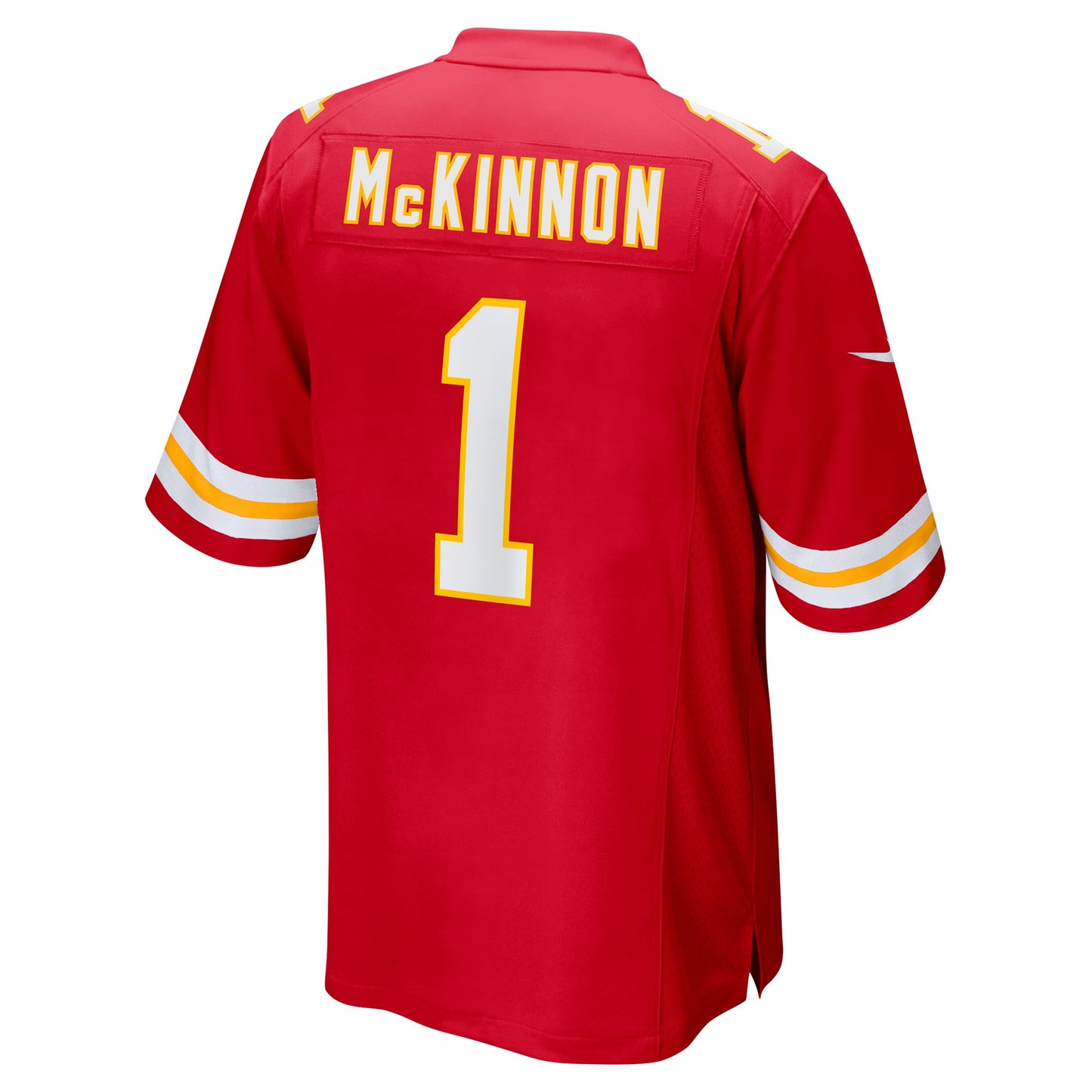 Jerick McKinnon Kansas City Chiefs Nike Game Jersey - Red football jersey product view 3