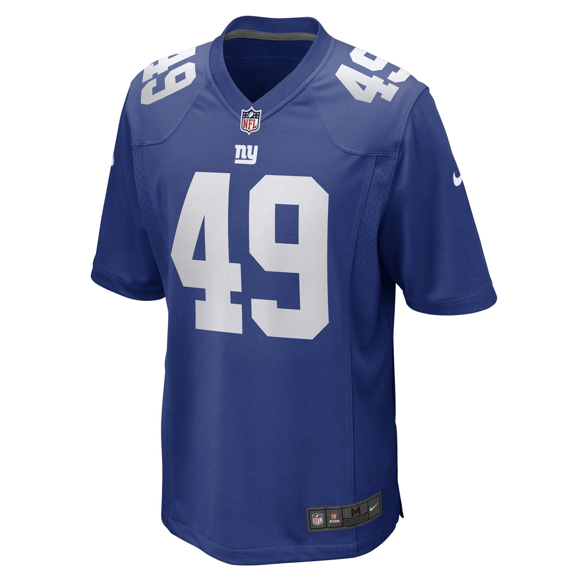 Tomon Fox New York Giants Nike Game Jersey - Royal football jersey product view 2