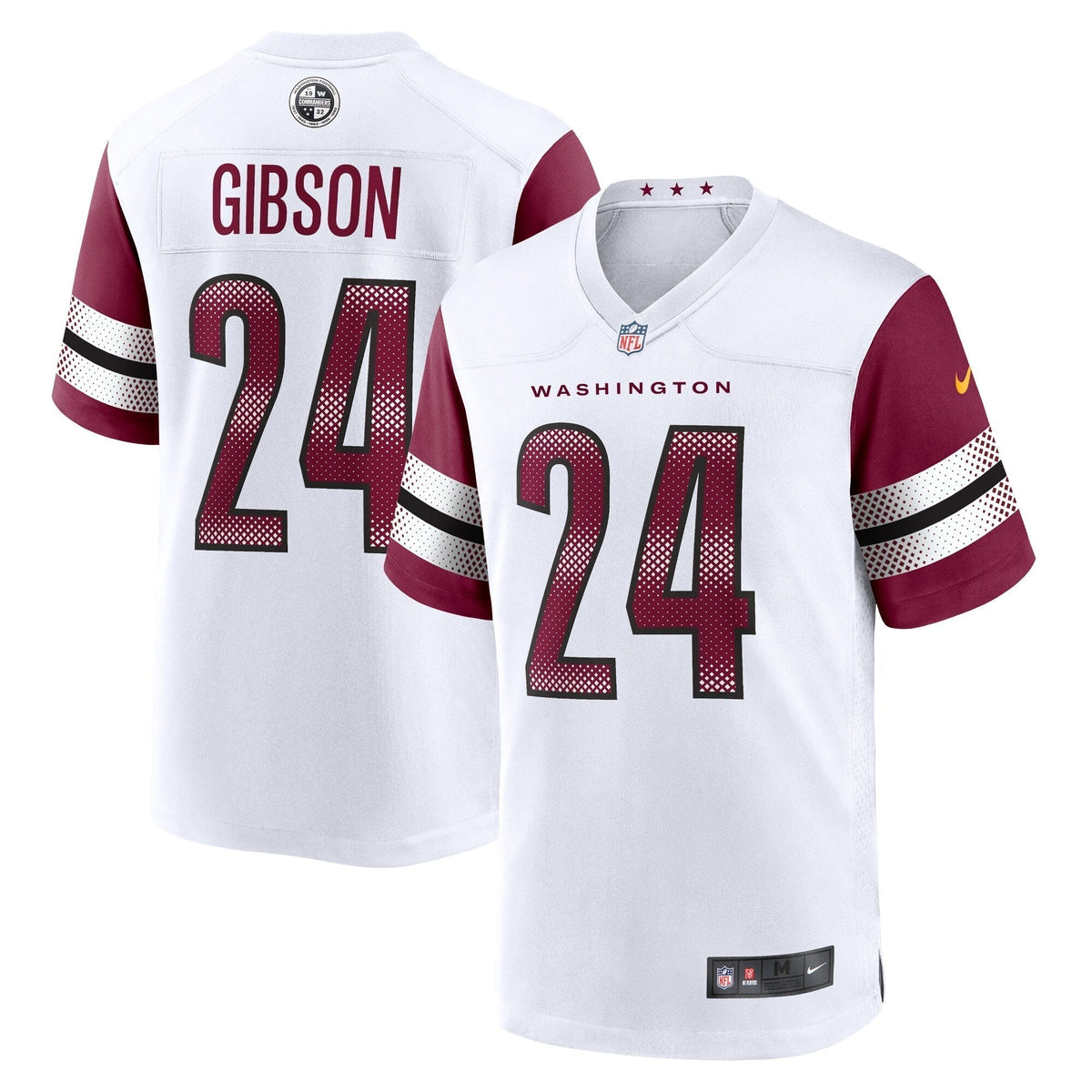 Antonio Gibson Washington Commanders Nike Game Jersey - White football jersey product view 1