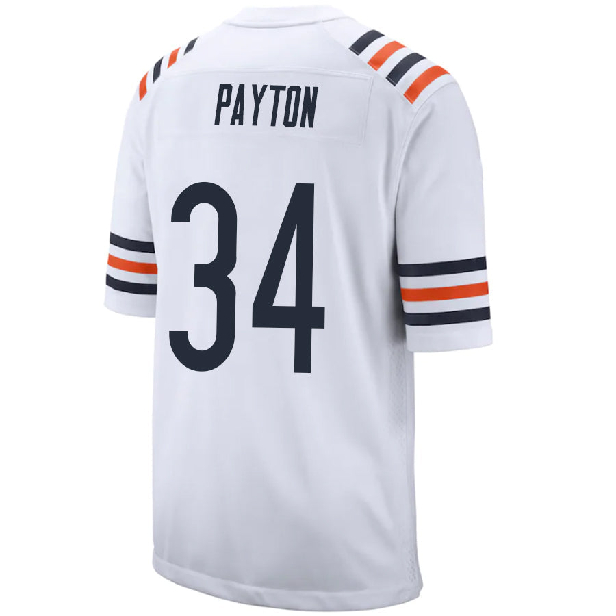 C.Bears #34 Walter Payton White Stitched Player Vapor Elite Football Jerseys football jersey product view 1