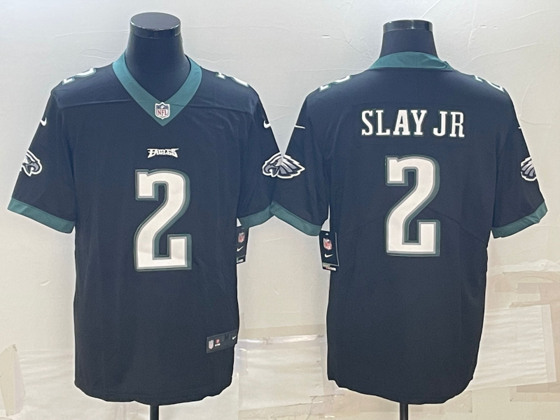 Men's Philadelphia Eagles Darius Slay Jr. #2 Black Game Jersey1 football jersey product view 1