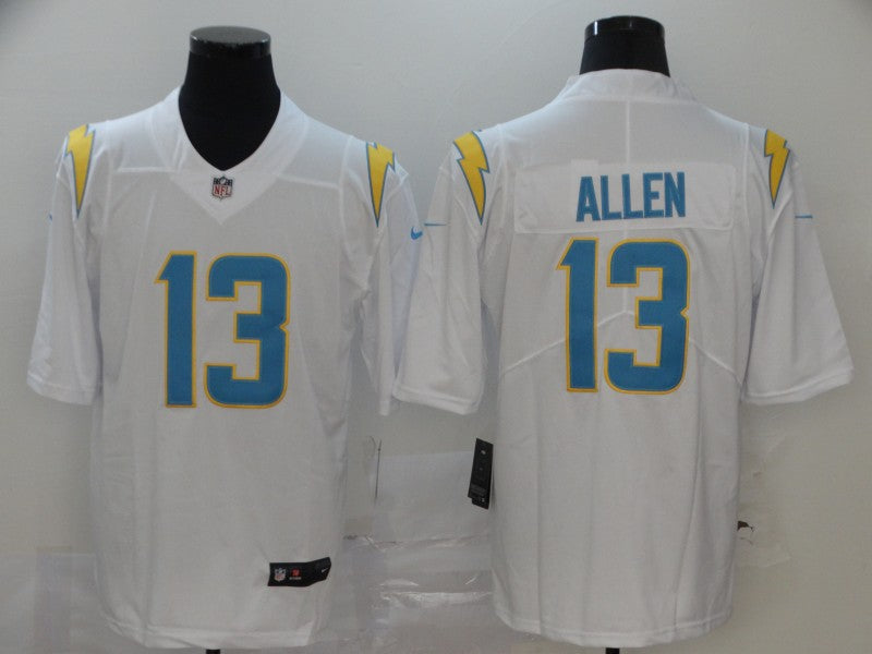 Men's Los Angeles Chargers Keenan Allen #13 White Game Player Jersey1 football jersey product view 1