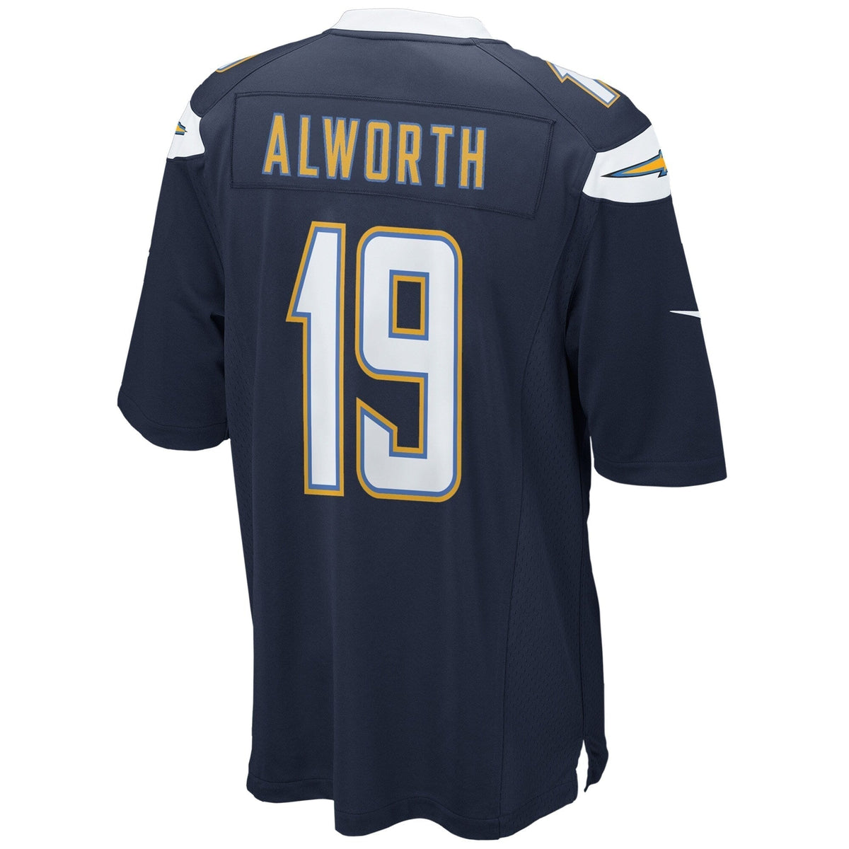 San Diego Chargers Nike Lance Alworth Gridiron Classics Retired Game Jersey - Navy football jersey product view 3