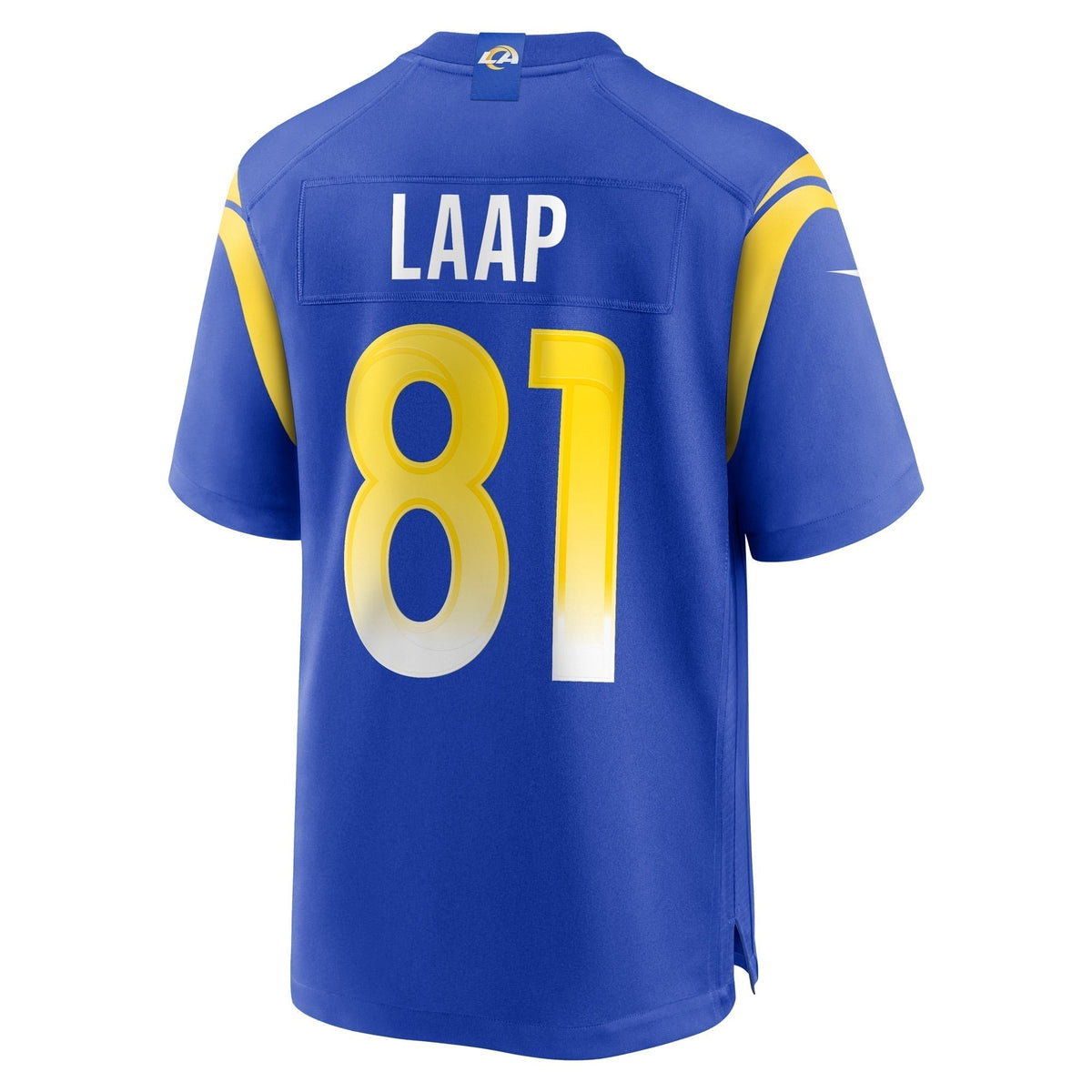 JJ Laap Los Angeles Rams Nike Game Jersey - Royal football jersey product view 3