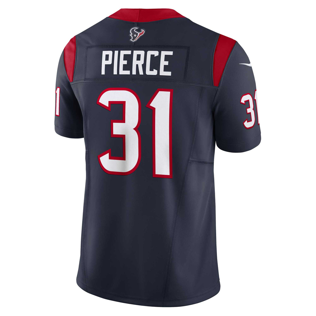 Dameon Pierce Houston Texans Nike Vapor F.U.S.E. Limited Jersey - Navy football jersey product view 3