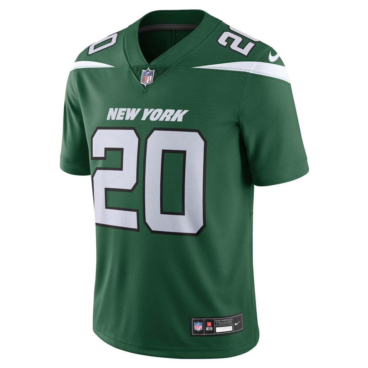 Breece Hall New York Jets Nike Vapor Untouchable Limited Jersey - Gotham Green football jersey product view 2