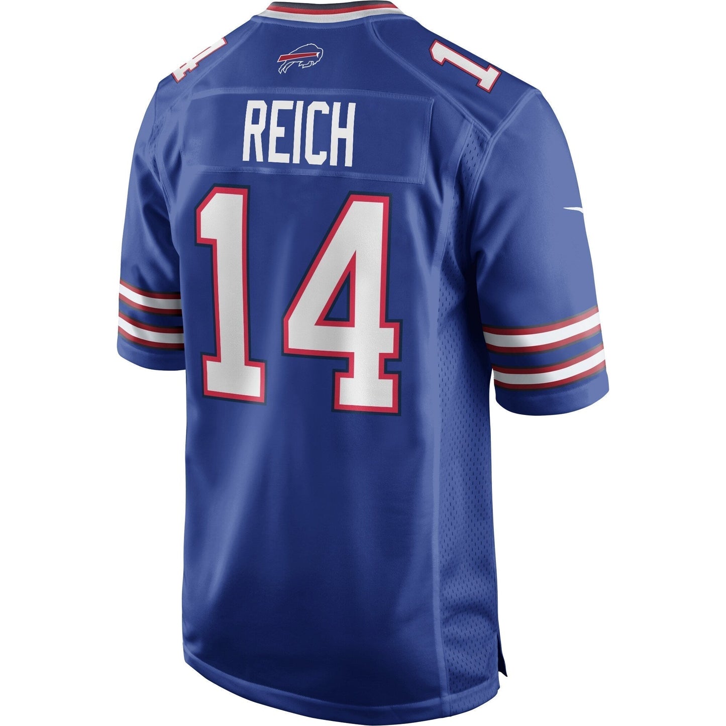 Frank Reich Buffalo Bills Nike Game Retired Jersey - Royal football jersey product view 3